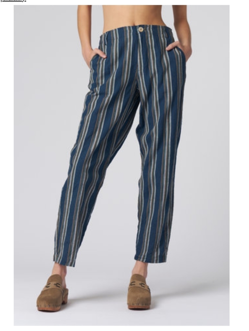Bsbee Pasco Pants Navy Cinco Stripe